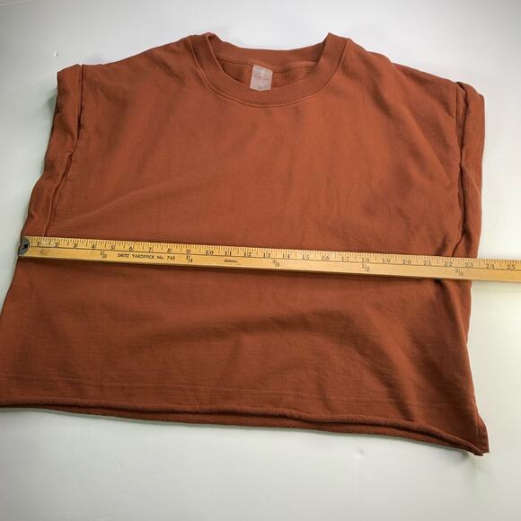 Calla Oversized Cotton Top Women’s XL Brown Tank Tunic Style Minimal - Picture 13 of 16